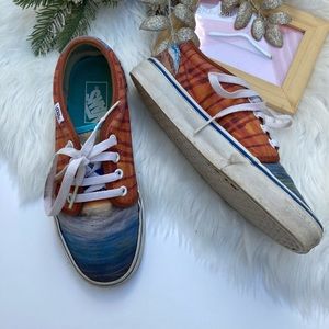 Vans T375 Custom Culture SPRING 2013 Beach Theme Sneakers Lace Up UNISEX W7/M5.5